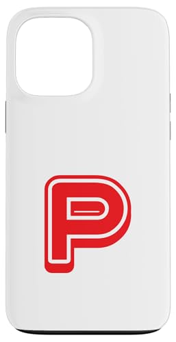 Buchstabe "P", Retro-Design, Rot Hülle für iPhone 13 Pro Max Buchstabe "P", Retro-Design, Rot Hülle für iPhone 13 Pro Max von Retro Outline Letter Tees