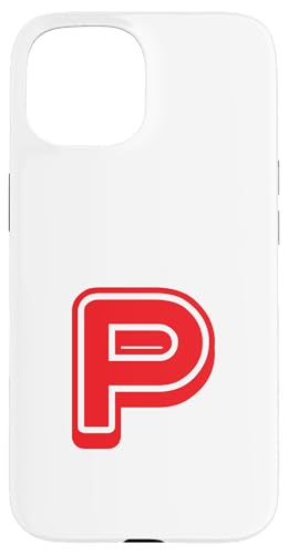 Buchstabe "P", Retro-Design, Rot Hülle für iPhone 15 Buchstabe "P", Retro-Design, Rot Hülle für iPhone 15 von Retro Outline Letter Tees