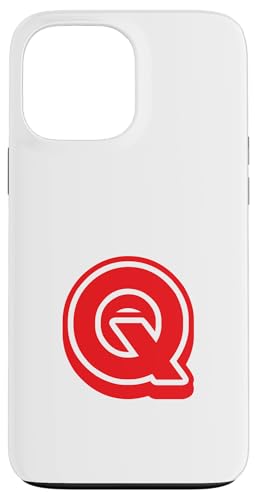 Buchstabe "Q", Retro-Design, Rot Hülle für iPhone 13 Pro Max von Retro Outline Letter Tees