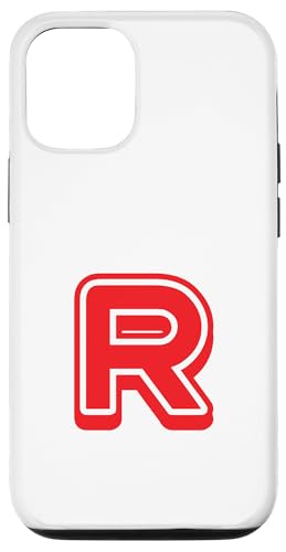 Buchstabe "R", Retro-Design, Rot Hülle für iPhone 12/12 Pro Buchstabe "R", Retro-Design, Rot Hülle für iPhone 12/12 Pro von Retro Outline Letter Tees