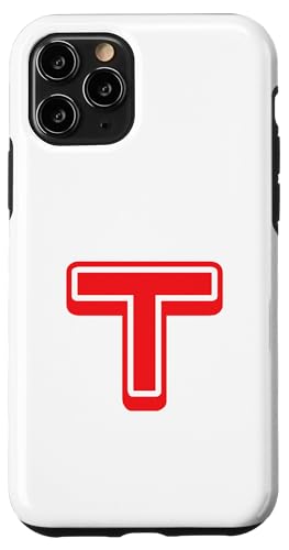 Buchstabe "T" im Retro-Stil, Rot Hülle für iPhone 11 Pro Buchstabe "T" im Retro-Stil, Rot Hülle für iPhone 11 Pro von Retro Outline Letter Tees