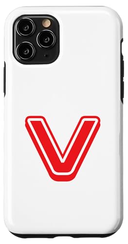 Buchstabe "V", Retro-Design, Rot Hülle für iPhone 11 Pro Buchstabe "V", Retro-Design, Rot Hülle für iPhone 11 Pro von Retro Outline Letter Tees