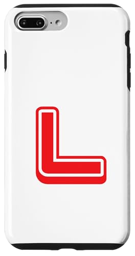 Retro Buchstabe rot – L – Umriss-Design – Alphabet Hülle für iPhone 7 Plus/8 Plus Retro Buchstabe rot – L – Umriss-Design – Alphabet Hülle für iPhone 7 Plus/8 Plus von Retro Outline Letter Tees