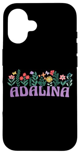 Wildblume Floral ADALINA Vorname Muttertag Frauen Hülle für iPhone 16 Wildblume Floral ADALINA Vorname Muttertag Frauen Hülle für iPhone 16 von Retro Personalized Girl Name Tees