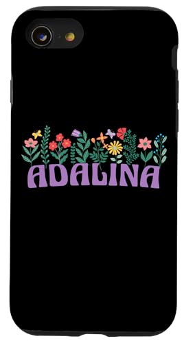 Wildblume Floral ADALINA Vorname Muttertag Frauen Hülle für iPhone SE (2020) / 7 / 8 von Retro Personalized Girl Name Tees