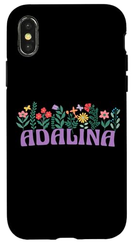 Wildblume Floral ADALINA Vorname Muttertag Frauen Hülle für iPhone X/XS Wildblume Floral ADALINA Vorname Muttertag Frauen Hülle für iPhone X/XS von Retro Personalized Girl Name Tees