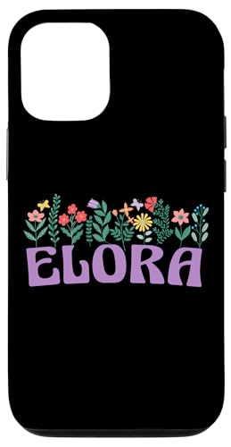 Wildblume Floral Elora Vorname Muttertag Frauen Hülle für iPhone 12/12 Pro Wildblume Floral Elora Vorname Muttertag Frauen Hülle für iPhone 12/12 Pro von Retro Personalized Girl Name Tees