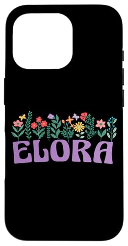 Wildblume Floral Elora Vorname Muttertag Frauen Hülle für iPhone 16 Pro Wildblume Floral Elora Vorname Muttertag Frauen Hülle für iPhone 16 Pro von Retro Personalized Girl Name Tees