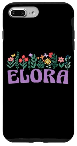 Wildblume Floral Elora Vorname Muttertag Frauen Hülle für iPhone 7 Plus/8 Plus Wildblume Floral Elora Vorname Muttertag Frauen Hülle für iPhone 7 Plus/8 Plus von Retro Personalized Girl Name Tees