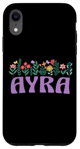 Wildflower Floral AYRA Vorname Muttertag Frauen Hülle für iPhone XR Wildflower Floral AYRA Vorname Muttertag Frauen Hülle für iPhone XR von Retro Personalized Girl Name Tees
