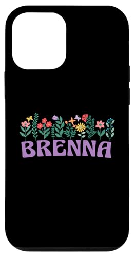 Wildflower Floral BRENNA Vorname Muttertag Frauen Hülle für iPhone 12 mini Wildflower Floral BRENNA Vorname Muttertag Frauen Hülle für iPhone 12 mini von Retro Personalized Girl Name Tees