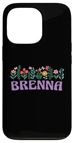 Wildflower Floral BRENNA Vorname Muttertag Frauen Hülle für iPhone 13 Pro Wildflower Floral BRENNA Vorname Muttertag Frauen Hülle für iPhone 13 Pro von Retro Personalized Girl Name Tees