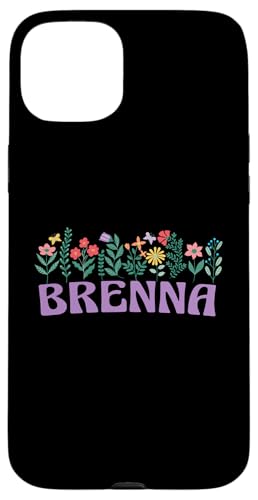 Wildflower Floral BRENNA Vorname Muttertag Frauen Hülle für iPhone 15 Plus Wildflower Floral BRENNA Vorname Muttertag Frauen Hülle für iPhone 15 Plus von Retro Personalized Girl Name Tees
