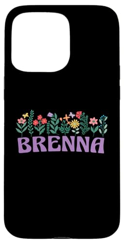 Wildflower Floral BRENNA Vorname Muttertag Frauen Hülle für iPhone 15 Pro Max Wildflower Floral BRENNA Vorname Muttertag Frauen Hülle für iPhone 15 Pro Max von Retro Personalized Girl Name Tees