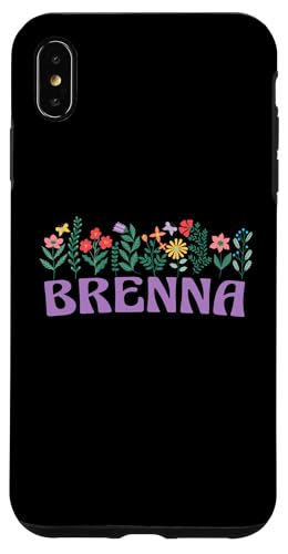 Wildflower Floral BRENNA Vorname Muttertag Frauen Hülle für iPhone XS Max Wildflower Floral BRENNA Vorname Muttertag Frauen Hülle für iPhone XS Max von Retro Personalized Girl Name Tees