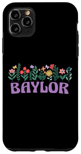 Wildflower Floral Baylor Vorname Muttertag Frauen Hülle für iPhone 11 Pro Max Wildflower Floral Baylor Vorname Muttertag Frauen Hülle für iPhone 11 Pro Max von Retro Personalized Girl Name Tees
