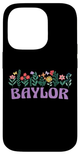 Wildflower Floral Baylor Vorname Muttertag Frauen Hülle für iPhone 14 Pro Wildflower Floral Baylor Vorname Muttertag Frauen Hülle für iPhone 14 Pro von Retro Personalized Girl Name Tees