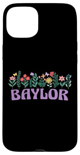 Wildflower Floral Baylor Vorname Muttertag Frauen Hülle für iPhone 15 Plus Wildflower Floral Baylor Vorname Muttertag Frauen Hülle für iPhone 15 Plus von Retro Personalized Girl Name Tees