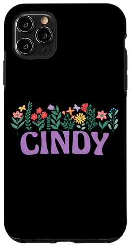 Wildflower Floral CINDY Vorname Muttertag Frauen Hülle für iPhone 11 Pro Max Wildflower Floral CINDY Vorname Muttertag Frauen Hülle für iPhone 11 Pro Max von Retro Personalized Girl Name Tees