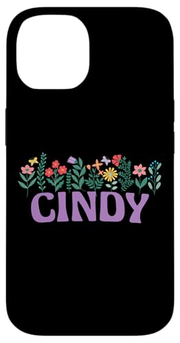 Wildflower Floral CINDY Vorname Muttertag Frauen Hülle für iPhone 14 Wildflower Floral CINDY Vorname Muttertag Frauen Hülle für iPhone 14 von Retro Personalized Girl Name Tees
