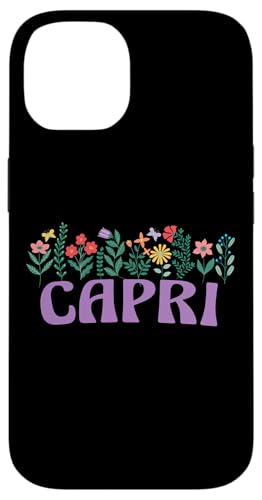 Wildflower Floral Capri Vorname Muttertag Damen Hülle für iPhone 14 Wildflower Floral Capri Vorname Muttertag Damen Hülle für iPhone 14 von Retro Personalized Girl Name Tees