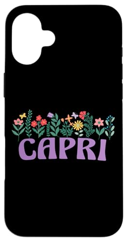 Wildflower Floral Capri Vorname Muttertag Damen Hülle für iPhone 16 Plus Wildflower Floral Capri Vorname Muttertag Damen Hülle für iPhone 16 Plus von Retro Personalized Girl Name Tees