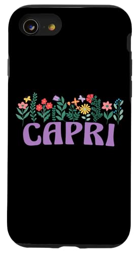 Wildflower Floral Capri Vorname Muttertag Damen Hülle für iPhone SE (2020) / 7 / 8 von Retro Personalized Girl Name Tees