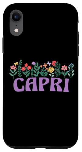 Wildflower Floral Capri Vorname Muttertag Damen Hülle für iPhone XR Wildflower Floral Capri Vorname Muttertag Damen Hülle für iPhone XR von Retro Personalized Girl Name Tees