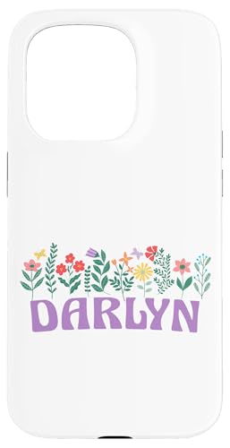 Wildflower Floral DARLYN Vorname Muttertag Damen Hülle für iPhone 15 Pro Wildflower Floral DARLYN Vorname Muttertag Damen Hülle für iPhone 15 Pro von Retro Personalized Girl Name Tees