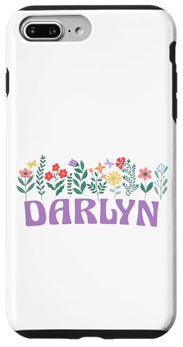 Wildflower Floral DARLYN Vorname Muttertag Damen Hülle für iPhone 7 Plus/8 Plus Wildflower Floral DARLYN Vorname Muttertag Damen Hülle für iPhone 7 Plus/8 Plus von Retro Personalized Girl Name Tees
