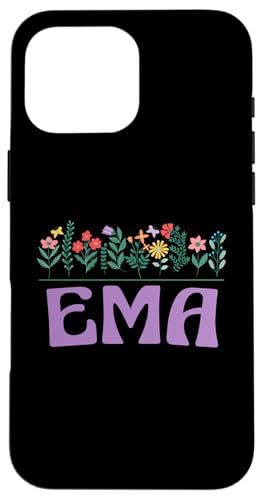 Wildflower Floral EMA Vorname Muttertag Frauen Hülle für iPhone 16 Pro Max Wildflower Floral EMA Vorname Muttertag Frauen Hülle für iPhone 16 Pro Max von Retro Personalized Girl Name Tees