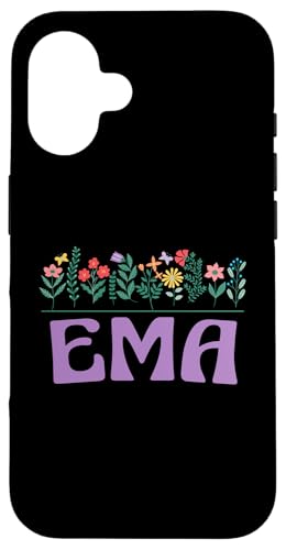 Wildflower Floral EMA Vorname Muttertag Frauen Hülle für iPhone 16 Wildflower Floral EMA Vorname Muttertag Frauen Hülle für iPhone 16 von Retro Personalized Girl Name Tees