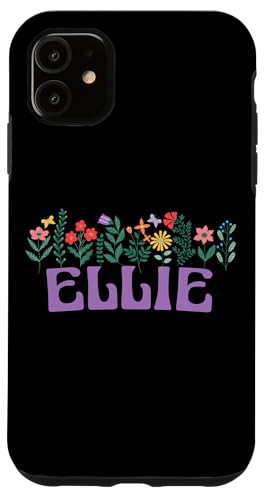 Wildflower Floral Ellie Vorname Muttertag Damen Hülle für iPhone 11 Wildflower Floral Ellie Vorname Muttertag Damen Hülle für iPhone 11 von Retro Personalized Girl Name Tees