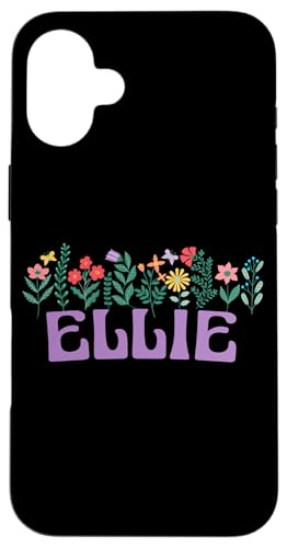 Wildflower Floral Ellie Vorname Muttertag Damen Hülle für iPhone 16 Plus Wildflower Floral Ellie Vorname Muttertag Damen Hülle für iPhone 16 Plus von Retro Personalized Girl Name Tees