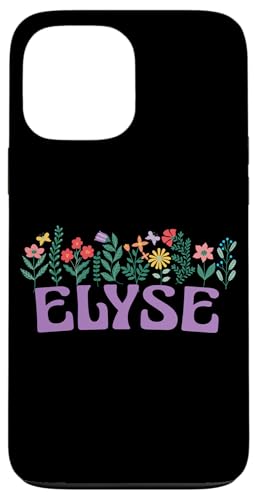 Wildflower Floral Elyse Vorname Muttertag Frauen Hülle für iPhone 13 Pro Max Wildflower Floral Elyse Vorname Muttertag Frauen Hülle für iPhone 13 Pro Max von Retro Personalized Girl Name Tees