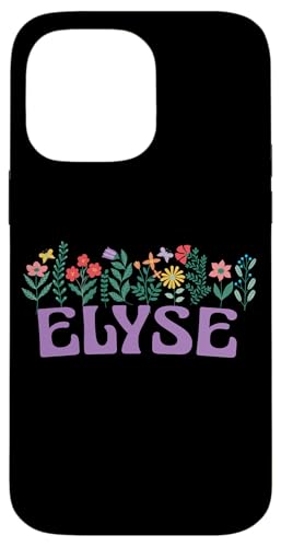 Wildflower Floral Elyse Vorname Muttertag Frauen Hülle für iPhone 14 Pro Max Wildflower Floral Elyse Vorname Muttertag Frauen Hülle für iPhone 14 Pro Max von Retro Personalized Girl Name Tees
