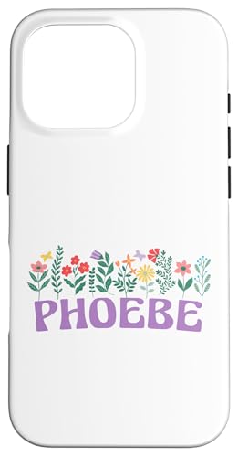 Wildflower Floral Phoebe Vorname Muttertag Frauen Hülle für iPhone 16 Pro Wildflower Floral Phoebe Vorname Muttertag Frauen Hülle für iPhone 16 Pro von Retro Personalized Girl Name Tees