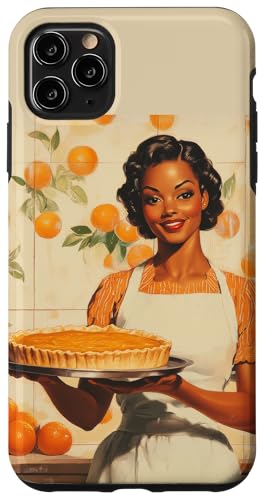 Pinup-Poster, Motiv: Mädchen hält einen Kuchen, Retro-Bäcker Hülle für iPhone 11 Pro Max Pinup-Poster, Motiv: Mädchen hält einen Kuchen, Retro-Bäcker Hülle für iPhone 11 Pro Max von Retro Pinup Chef Art For Food Lovers DonaOnca