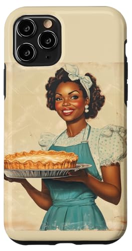Pinup-Poster, Motiv: Mädchen hält einen Kuchen, Retro-Bäcker Hülle für iPhone 11 Pro Pinup-Poster, Motiv: Mädchen hält einen Kuchen, Retro-Bäcker Hülle für iPhone 11 Pro von Retro Pinup Chef Art For Food Lovers DonaOnca