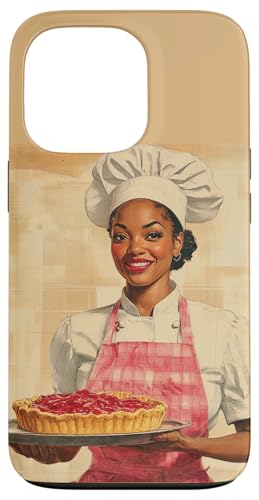 Pinup-Poster, Motiv: Mädchen hält einen Kuchen, Retro-Bäcker Hülle für iPhone 13 Pro Pinup-Poster, Motiv: Mädchen hält einen Kuchen, Retro-Bäcker Hülle für iPhone 13 Pro von Retro Pinup Chef Art For Food Lovers DonaOnca