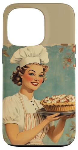 Pinup-Poster, Motiv: Mädchen hält einen Kuchen, Retro-Bäcker Hülle für iPhone 13 Pro Pinup-Poster, Motiv: Mädchen hält einen Kuchen, Retro-Bäcker Hülle für iPhone 13 Pro von Retro Pinup Chef Art For Food Lovers DonaOnca