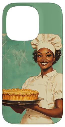 Pinup-Poster, Motiv: Mädchen hält einen Kuchen, Retro-Bäcker Hülle für iPhone 14 Pro Pinup-Poster, Motiv: Mädchen hält einen Kuchen, Retro-Bäcker Hülle für iPhone 14 Pro von Retro Pinup Chef Art For Food Lovers DonaOnca