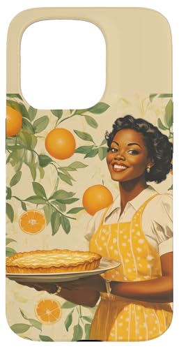 Pinup-Poster, Motiv: Mädchen hält einen Kuchen, Retro-Bäcker Hülle für iPhone 15 Pro Pinup-Poster, Motiv: Mädchen hält einen Kuchen, Retro-Bäcker Hülle für iPhone 15 Pro von Retro Pinup Chef Art For Food Lovers DonaOnca