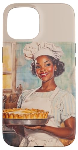 Pinup-Poster, Motiv: Mädchen hält einen Kuchen, Retro-Bäcker Hülle für iPhone 15 Pinup-Poster, Motiv: Mädchen hält einen Kuchen, Retro-Bäcker Hülle für iPhone 15 von Retro Pinup Chef Art For Food Lovers DonaOnca