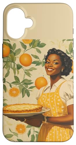 Pinup-Poster, Motiv: Mädchen hält einen Kuchen, Retro-Bäcker Hülle für iPhone 16 Plus Pinup-Poster, Motiv: Mädchen hält einen Kuchen, Retro-Bäcker Hülle für iPhone 16 Plus von Retro Pinup Chef Art For Food Lovers DonaOnca