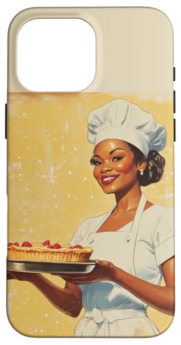 Pinup-Poster, Motiv: Mädchen hält einen Kuchen, Retro-Bäcker Hülle für iPhone 16 Pro Max Pinup-Poster, Motiv: Mädchen hält einen Kuchen, Retro-Bäcker Hülle für iPhone 16 Pro Max von Retro Pinup Chef Art For Food Lovers DonaOnca