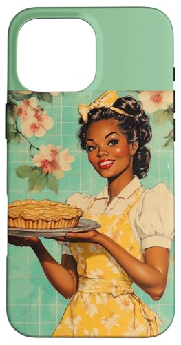 Pinup-Poster, Motiv: Mädchen hält einen Kuchen, Retro-Bäcker Hülle für iPhone 16 Pro Max Pinup-Poster, Motiv: Mädchen hält einen Kuchen, Retro-Bäcker Hülle für iPhone 16 Pro Max von Retro Pinup Chef Art For Food Lovers DonaOnca