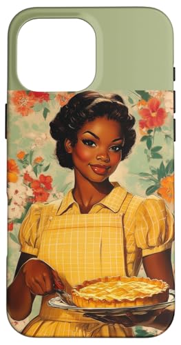 Pinup-Poster, Motiv: Mädchen hält einen Kuchen, Retro-Bäcker Hülle für iPhone 16 Pro Max Pinup-Poster, Motiv: Mädchen hält einen Kuchen, Retro-Bäcker Hülle für iPhone 16 Pro Max von Retro Pinup Chef Art For Food Lovers DonaOnca