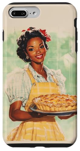 Pinup-Poster, Motiv: Mädchen hält einen Kuchen, Retro-Bäcker Hülle für iPhone 7 Plus/8 Plus Pinup-Poster, Motiv: Mädchen hält einen Kuchen, Retro-Bäcker Hülle für iPhone 7 Plus/8 Plus von Retro Pinup Chef Art For Food Lovers DonaOnca