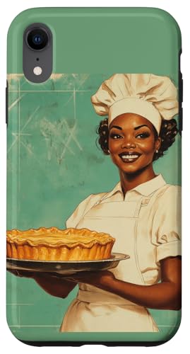 Pinup-Poster, Motiv: Mädchen hält einen Kuchen, Retro-Bäcker Hülle für iPhone XR Pinup-Poster, Motiv: Mädchen hält einen Kuchen, Retro-Bäcker Hülle für iPhone XR von Retro Pinup Chef Art For Food Lovers DonaOnca